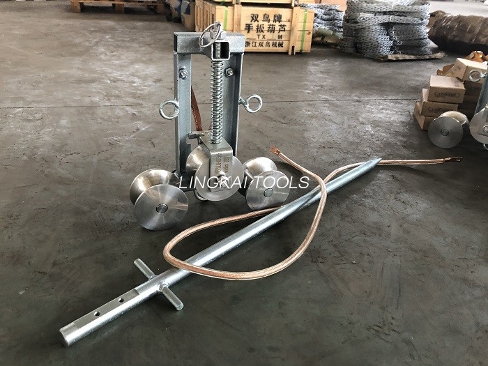 Conductor Earth Grounding Wire String Pulley For Stringing Grounding Stringing Block Grounding Earthing Pulley