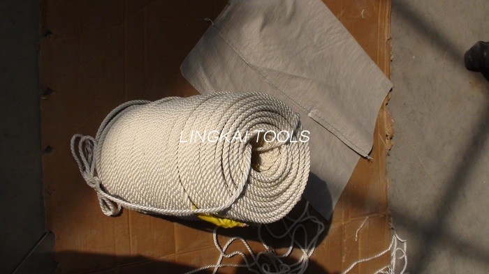 Weave Silk Insulated Rope Light Weight Construction Safety Rope For Overhead Line Stringing