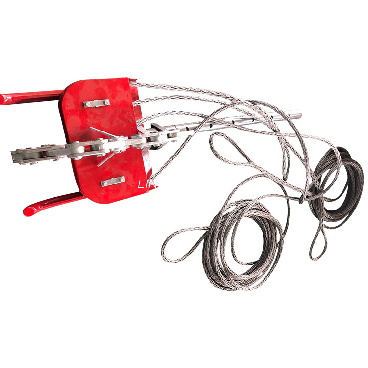 Independent Conductor Poising Sheave Balanced Pulley Type Head Boards For Four Bundle Conductors
