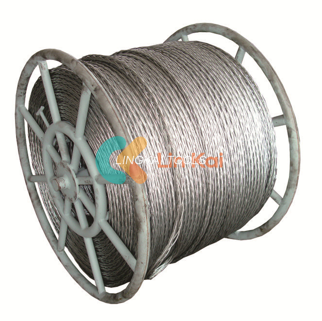 8 12-Strands Anti Twist Wire Rope 24MM For Stringing 6 Conductors