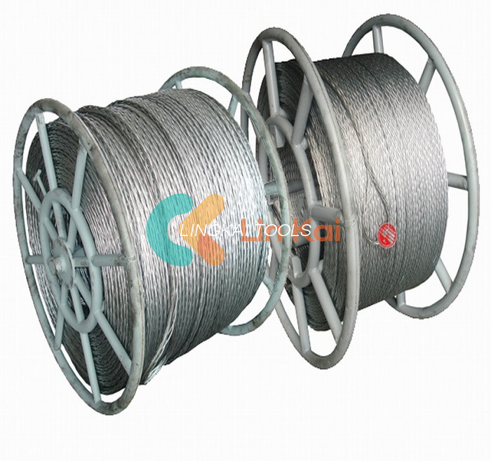 Strength Anti Twist Braided Steel Rope 12MM For Pulling Single Conductor Or OPGW