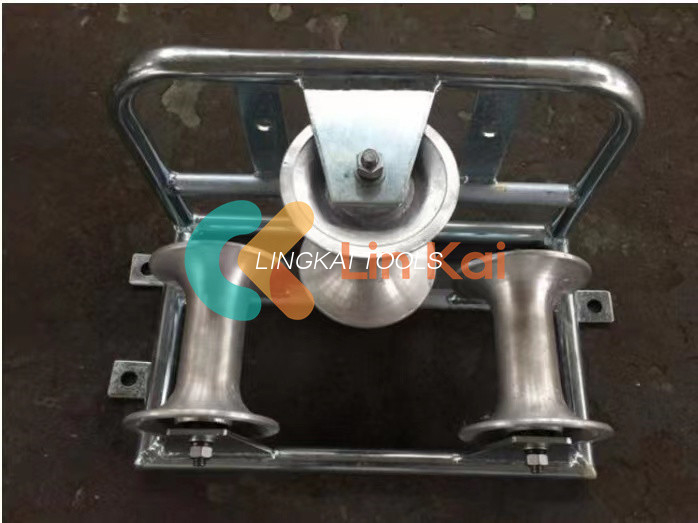 Steel Aluminum Cable Rollers For Underground Power Cable Installation