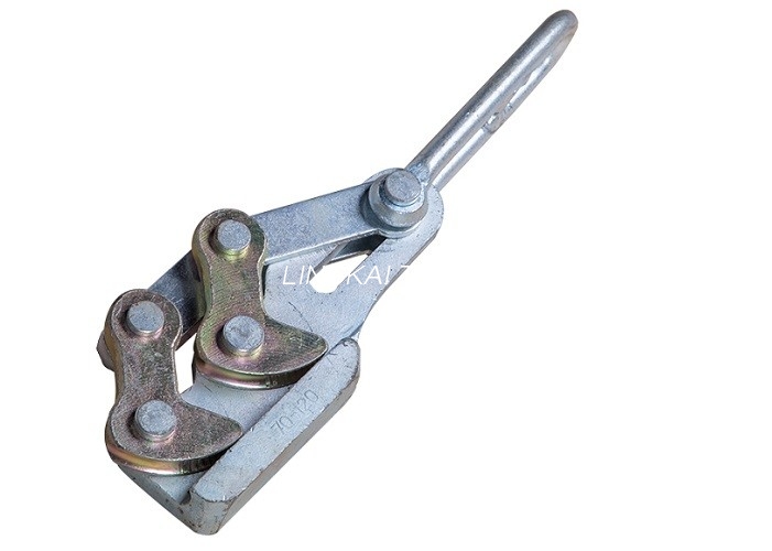 20kN Eccenter Ground Wire Rope Grip Puller,Square Steel Rope Wire Grip