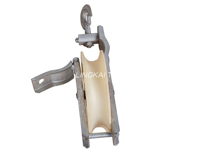 Single Sheave Cable Pulling Pulley 5 - 20 KN Used For Releasing Conductor