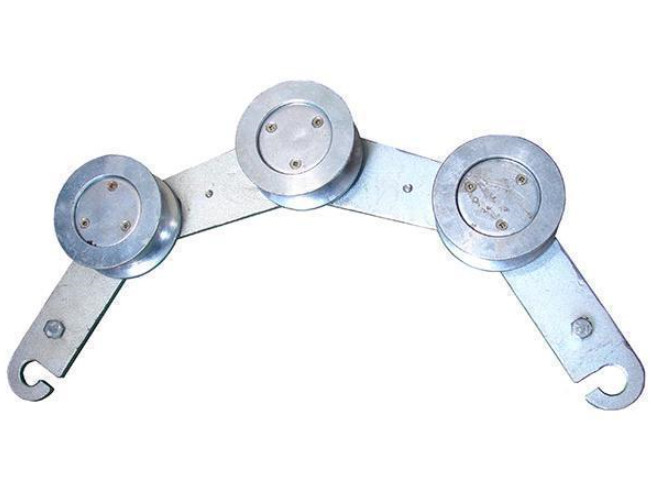 SHL75D Hook Ground Block Cable Pulling Pulley For Conductor / Steel Wire Rope