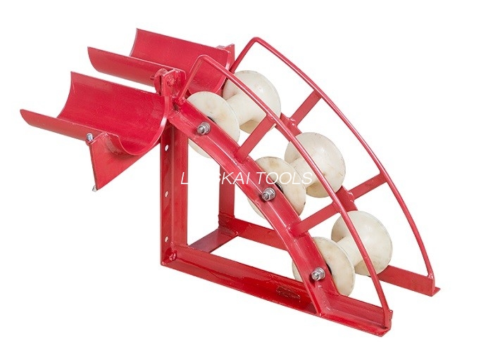 Red B Series Underground Cable Tools Cable Pulling Pulley Block Guide Roller