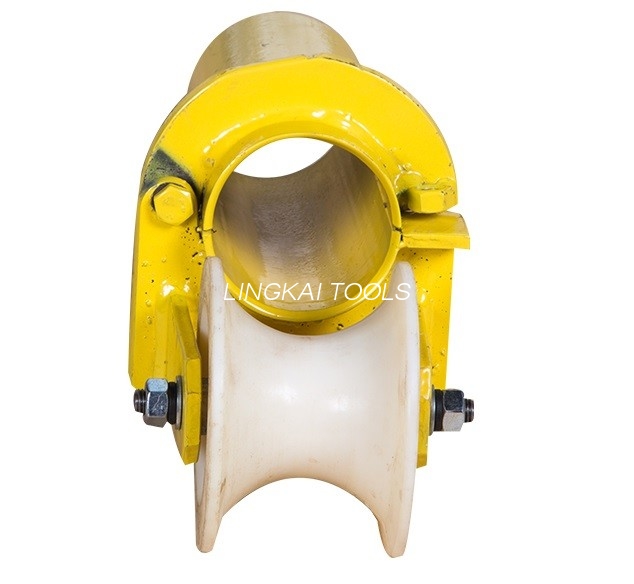 Lockable Underground Cable Tools , 4.3 KG Weight Wheel Cable Ground Roller