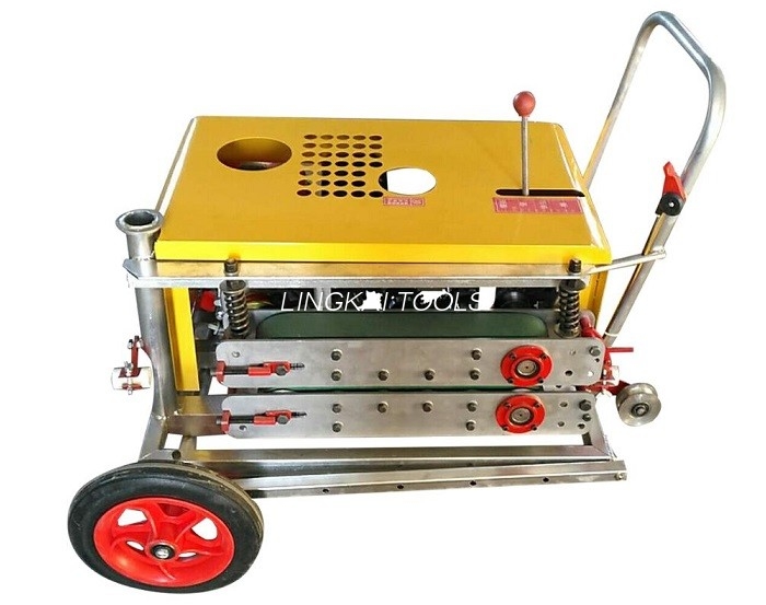 Yellow Cable Hauling Machine For Cable Puller , Efficient Wire Laying Machine