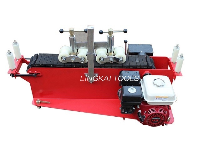 Red Cable Feeder Underground Cable Tools For Pulling Small Diameter Cable