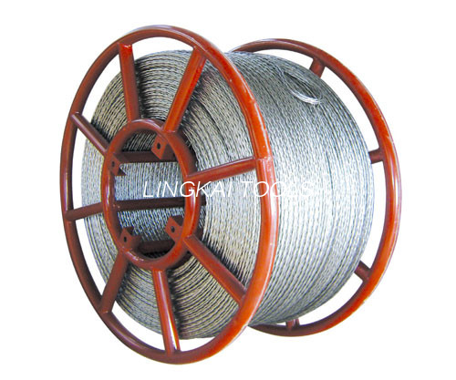 6 Squares Anti Twisting Braided Steel Wire Rope Transmission Line Stringing Tools