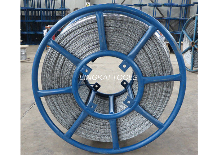 Hexagon Galvanized Cable Pulling Device Wire Rope Anti Twisted With 6 Squares