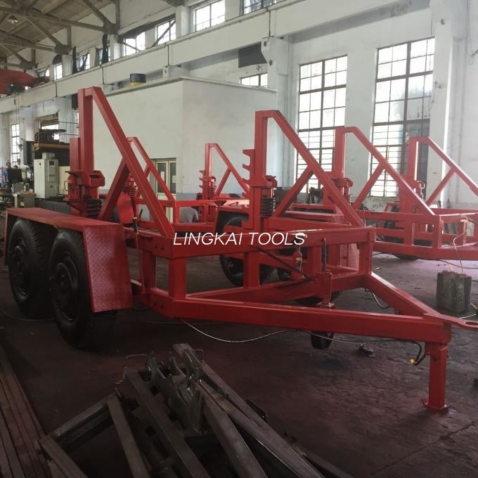12 Ton Underground Cable Tools Cable Pulling Trailer For Underground Site