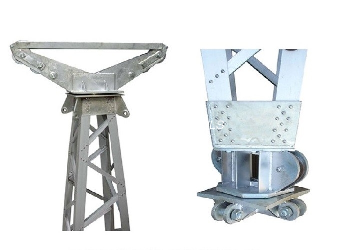 Frame Style Tower Erection Tools Inner Suspend Lattice Gin Pole Derrick Crane