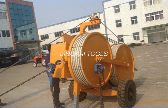 Orange Hydraulic Puller Tensioner SA-YQZ40 40KN For Pulling / Tensioning Conductor