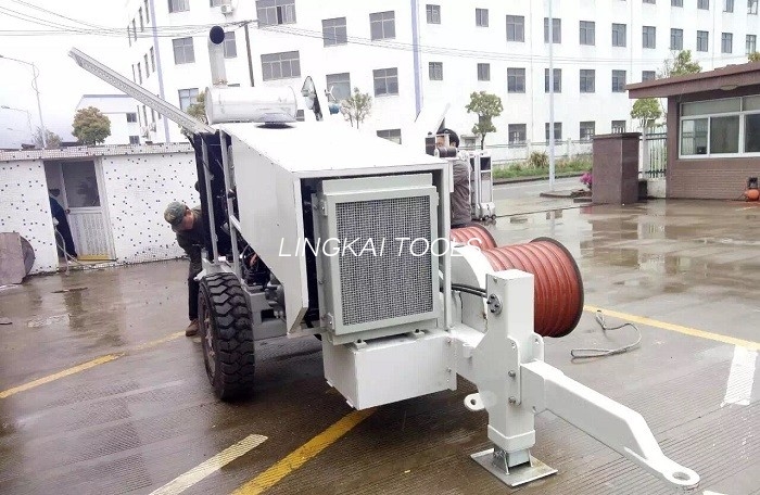 Overhead Stringing Hydraulic Puller Tensioner SA-YQ60 Model With Diesel Engine
