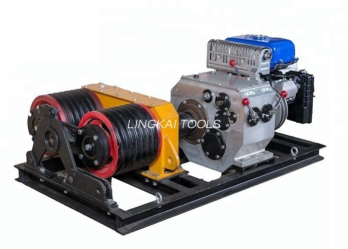 Double Drum JJM5SQ Cable Winch Puller Winch Pulling Rope With 5T Load Capacity