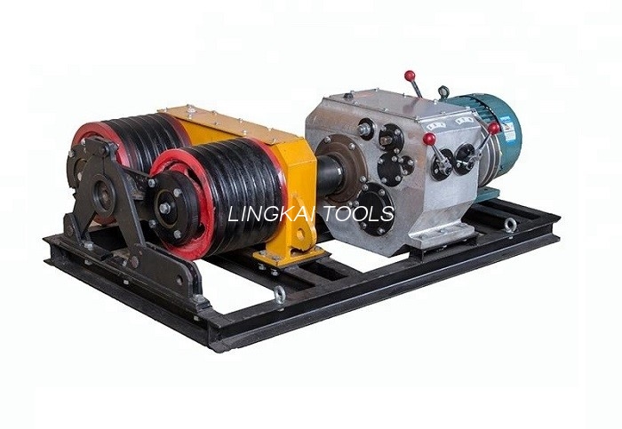 Double Capstan Mortor 5 Ton Winch 50KN Power Construction With Electric Engine