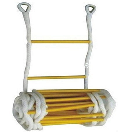 H -Type Jack Insulation Escape Rope Ladder , Climping Emergency Rope Ladder