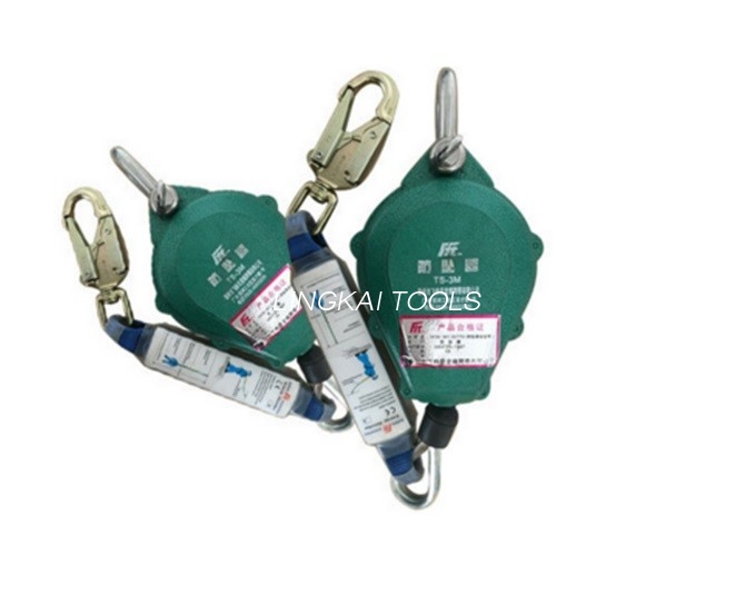 Hoist Safety Harness Lanyard , Safety Falling Protector Shock Absorbing Lanyard