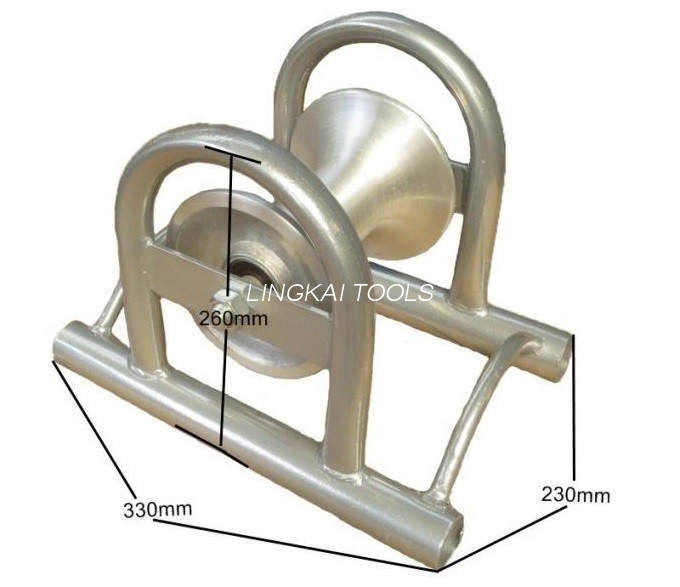 Straight Line Cable Grounding Roller Steel Cable Roller Trench Roller