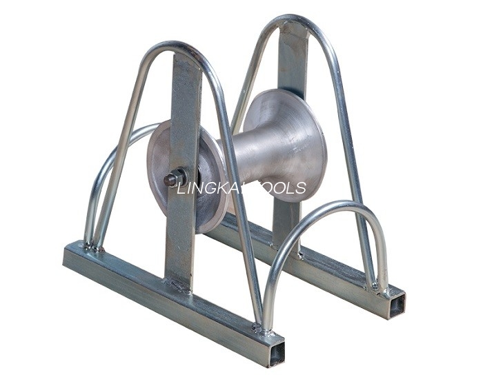 Aluminium Alloy Stringing Pulley Bridge Type Straight Line Cable Roller