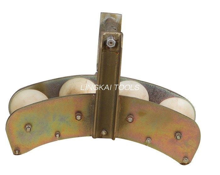 Four Wheels Quadrant Block Combined Type Quadrant Pulley For OPGW ,10KN Rated Load