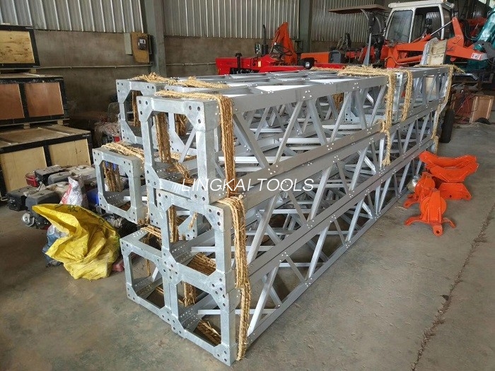 Aluminum Alloy A Shape Lattice Gin Pole  Derricks For Installation Towers
