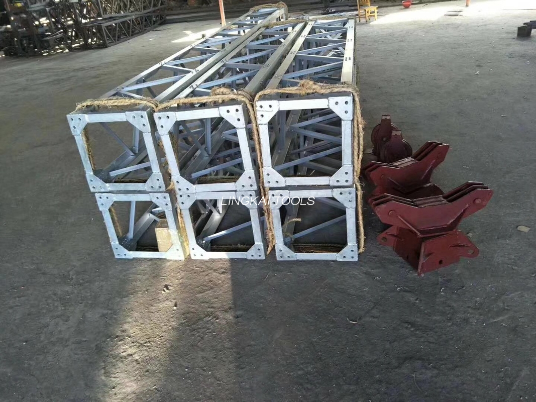 Frame Style Antenna Tower Gin Pole Tower Erection Tools For Overhead Power Line