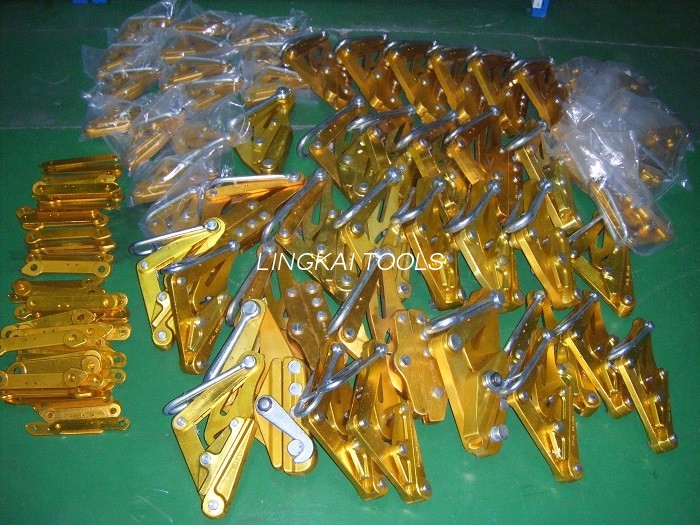 CE Approved Tower Erection Tools Aluminum Alloy Conductor Gripper Cable Clamps