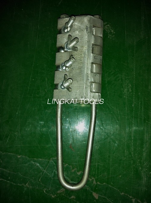 Aluminum Alloy Optical Fiber Cable Tools Radial Locking Gripper For OPGW Radial Cable