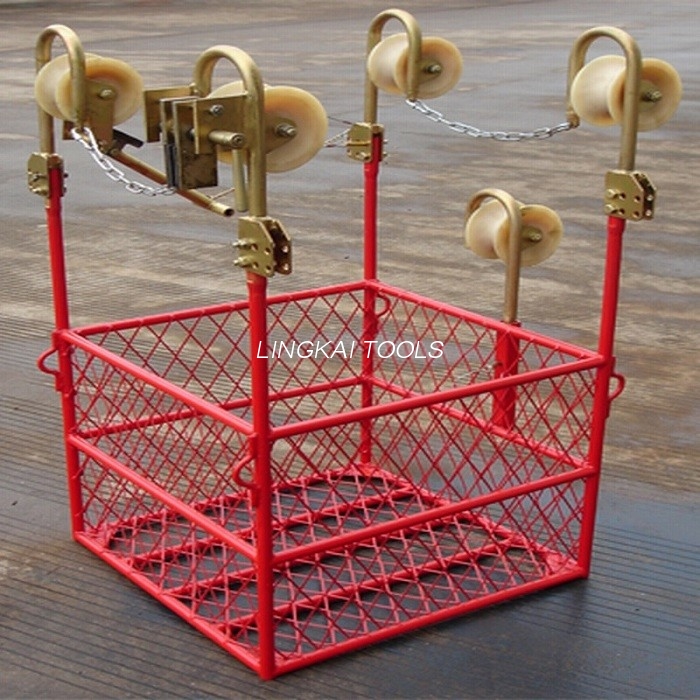 4 Bundle Transmission Line Stringing Tools Overhead Power Line Aerial Spacer Trolley Cart