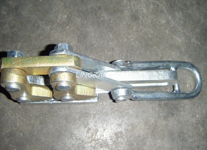 25-50GJ Steel Strand Tools SKDS / 10 KN Dual Cam Earth Steel Cable Gripper