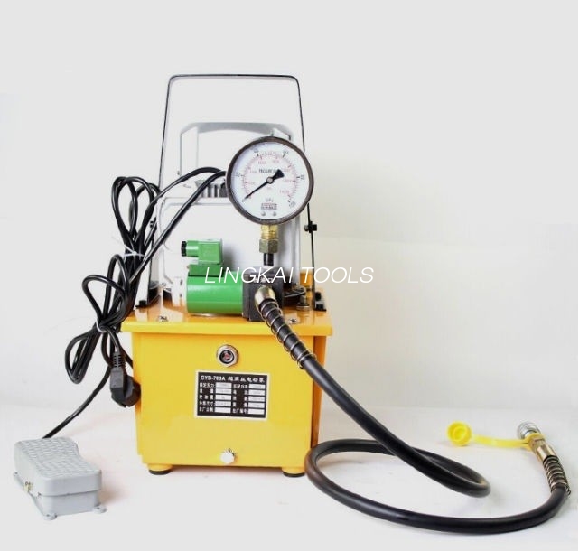 700 Bar Single Action Electric Hydraulic Pump / Power Construction Tools