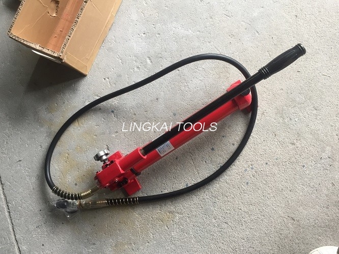 700 Bar 1000psi Protable Hand Operated Hydraulic Pump 900CC Oil Capacity Durable