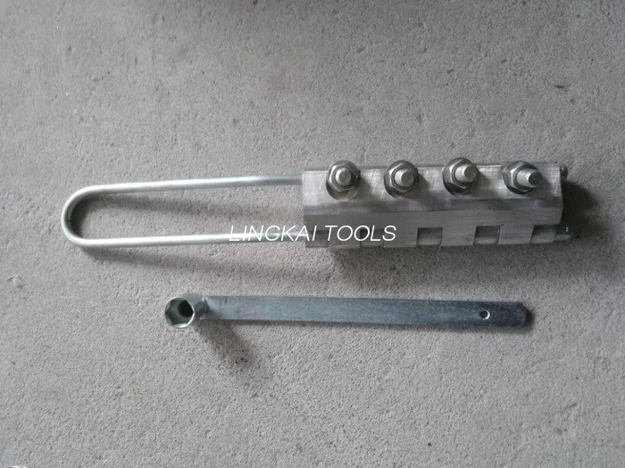 25KN Automatic Optical Fiber Cable Tools OPGW Come Along Clamps Bolt Type