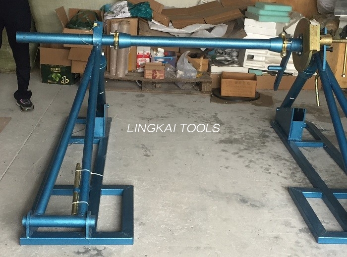 7 Ton Capacity Underground Cable Tools Integrated Wire Reel Stand With Disc Tension Brake SIDZ