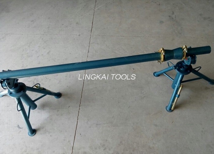 10KN - 50KN Simple Reel Payout Stand Cable Drum Jack For Releasing Wire Manually