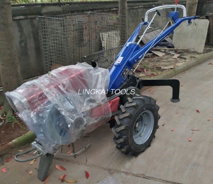 Diesel Engine Driven Cable Pulling Tools Walking Tractor Winch For Cable Pulling With 2000 RMP Speed