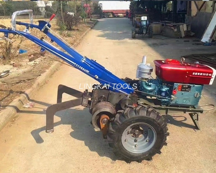 Two Wheel Walking Tractor Cable Pulling Machine For Cable Pulling Wire Rope Pulling Hand Tractor