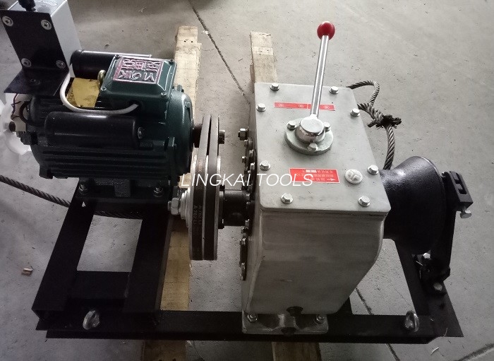 220v 380v 3 Ton Electrical Wire Puller / Cable Pulling Tools For Power Construction
