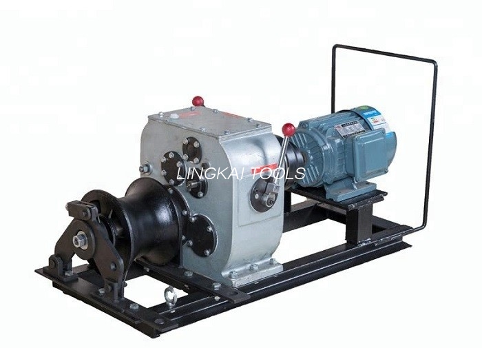 50KN 380V Electric Cable Pulley Machine / Wire Pulling Tools 3 Years Warranty