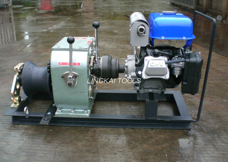 Shaft Driven Cable Winch Puller 30KN Fast Speed For Line Construciton