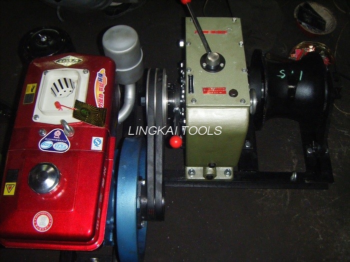 4.41kw Power Cable Puller With 6.6hp Diesel Engine 168kg ISO Certification
