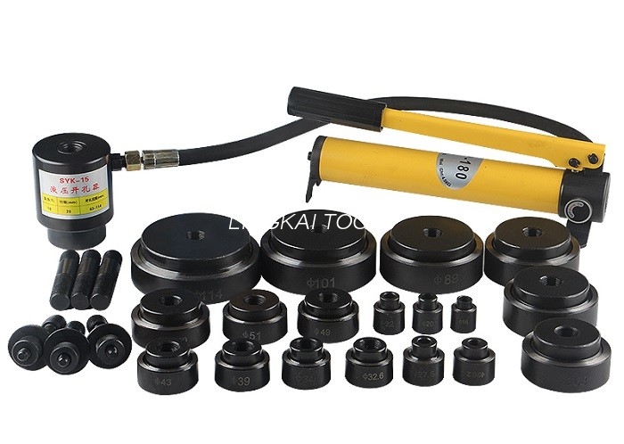SYK-8 Model Hydraulic Punch Driver 100KN Stroke 25mm For Mild Steel