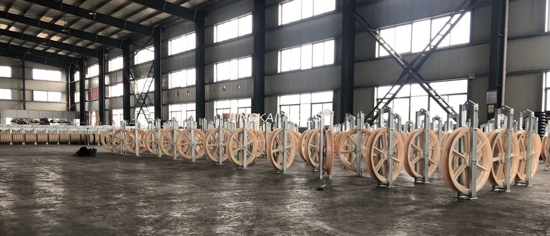 Aluminum Sheave Bundled OPGW Wire Stringing Blocks