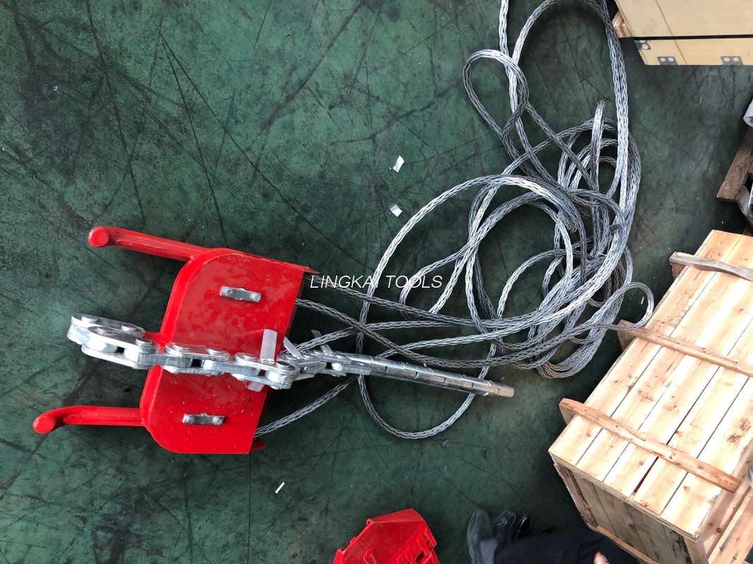 Balance Type 130kn Four Bundle Conductors Running Boards For Overhead Stringing Line