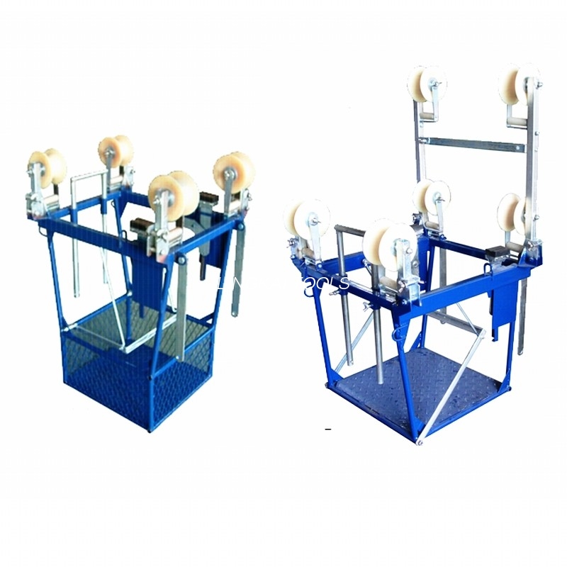 Four Bundle Conductors Carts Conductor Transmission Line Inspection Trolleys Line Cart