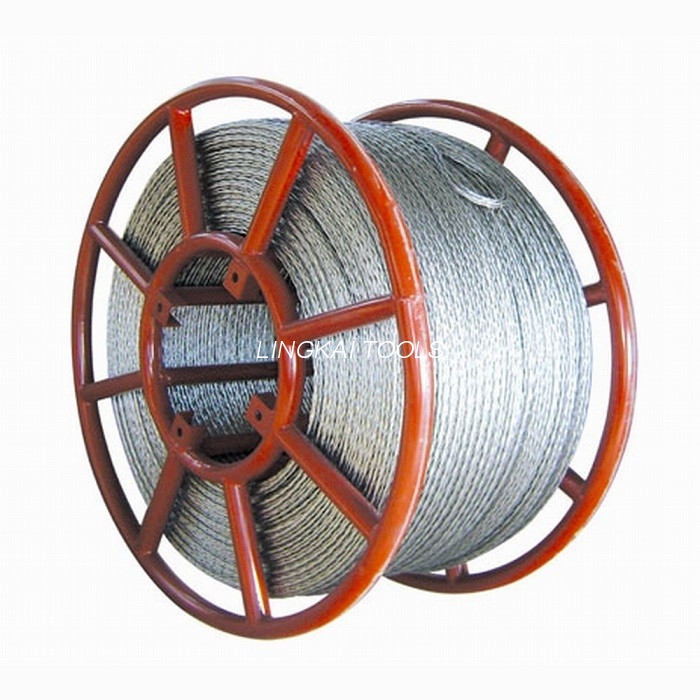 26mm Anti Twisting Braided Steel Wire Rope For Stringing 800 Kv Transmission Line