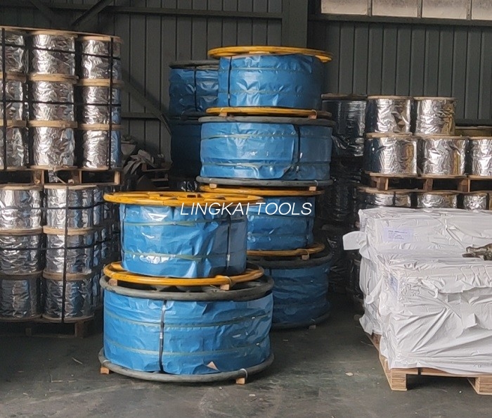 Anti Twisting Galvanized Braided Steel Wire Rope Overhead Conductor Stringing