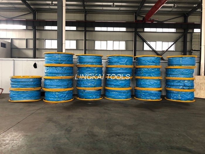 18 Strands Anti Twisting Braided Steel Rope For High Voltage Big Conductors Stringing